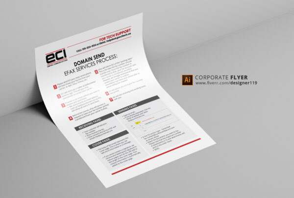 Single-Page Brochure Design